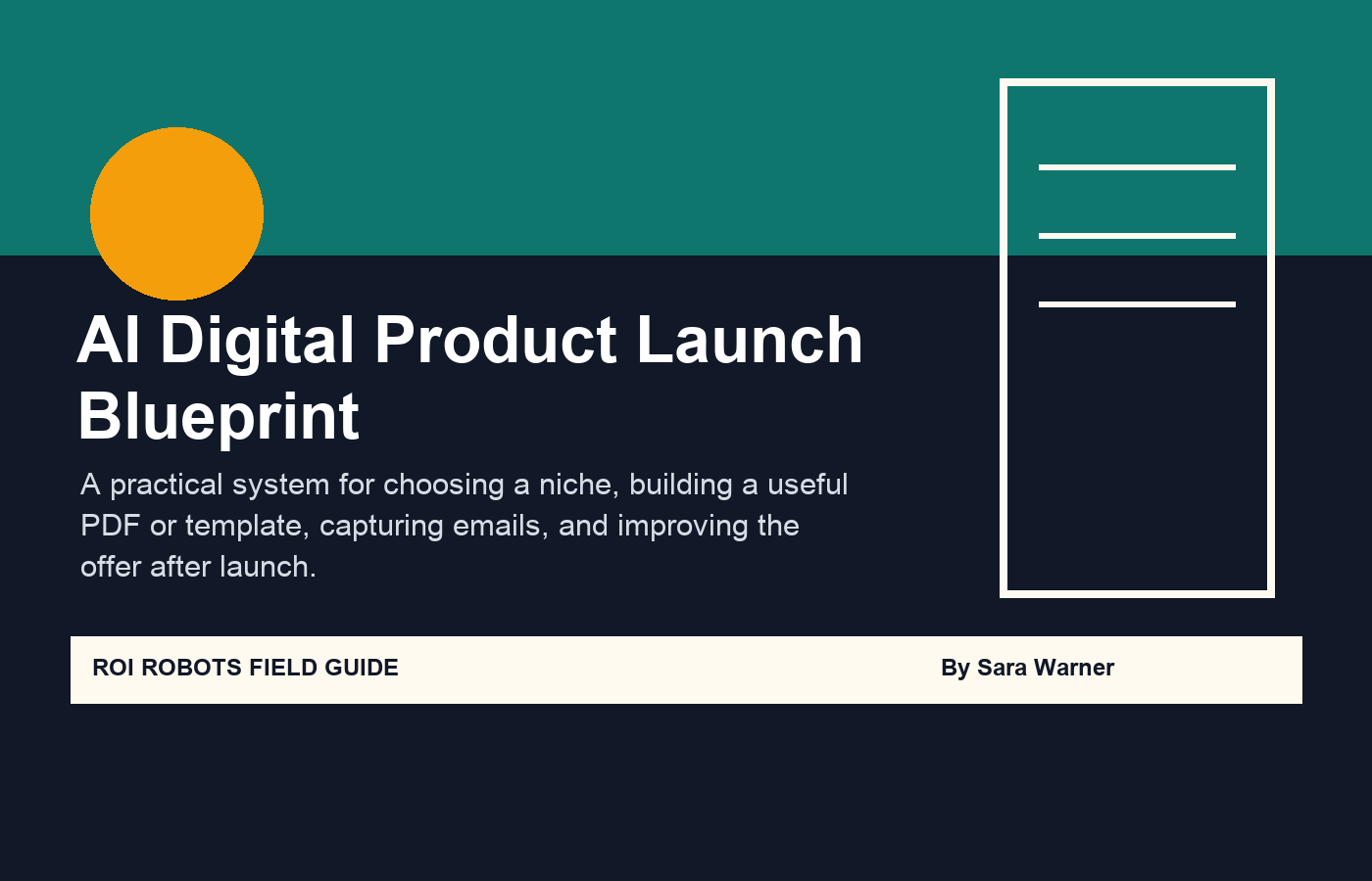 Launch a useful AI digital product people actually want. cover